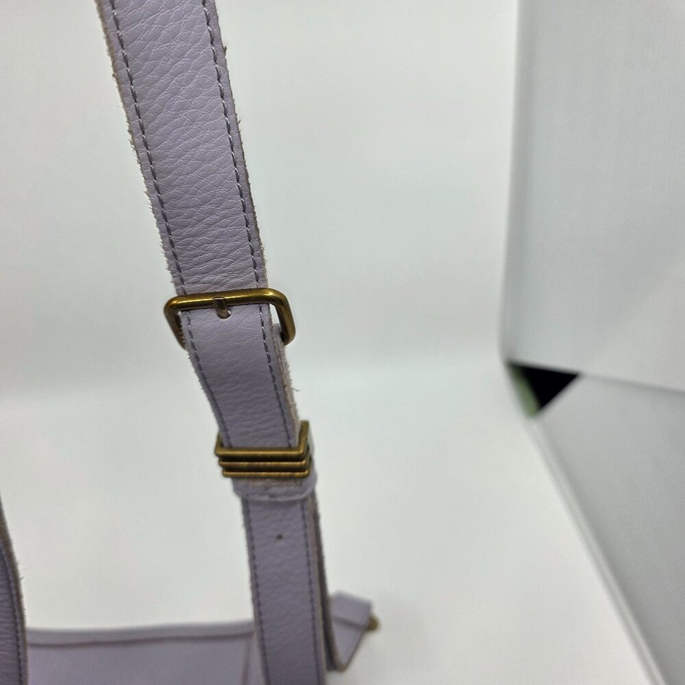 The Sak Collective Lavender Pebbled Leather Studded Crossbody Bag - Picture 12 of 14